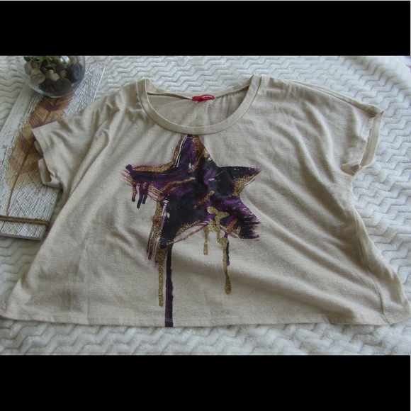 Bongo Cropped Has Glitter And In The Material - Picture 1 of 6